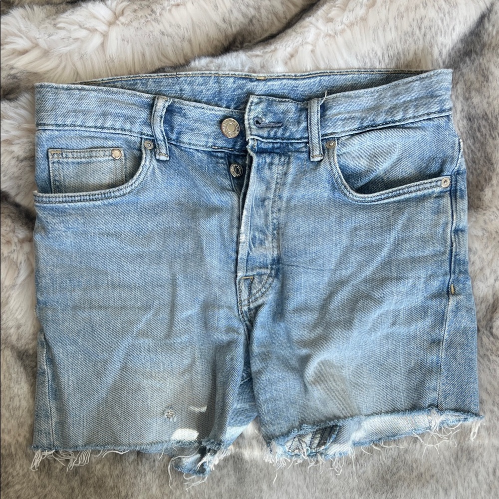 H&M Blue Denim Cutoff Shorts